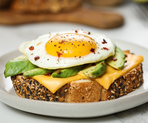 Cheesy Avacado Toast