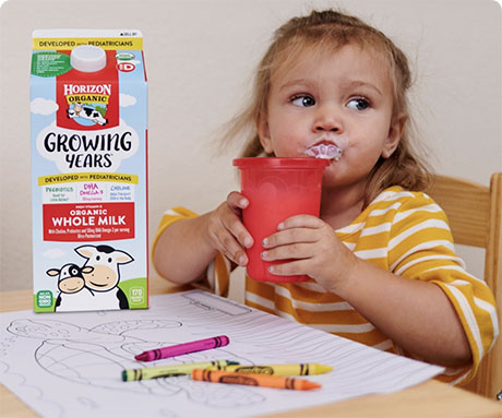 When should my child start drinking whole milk?
