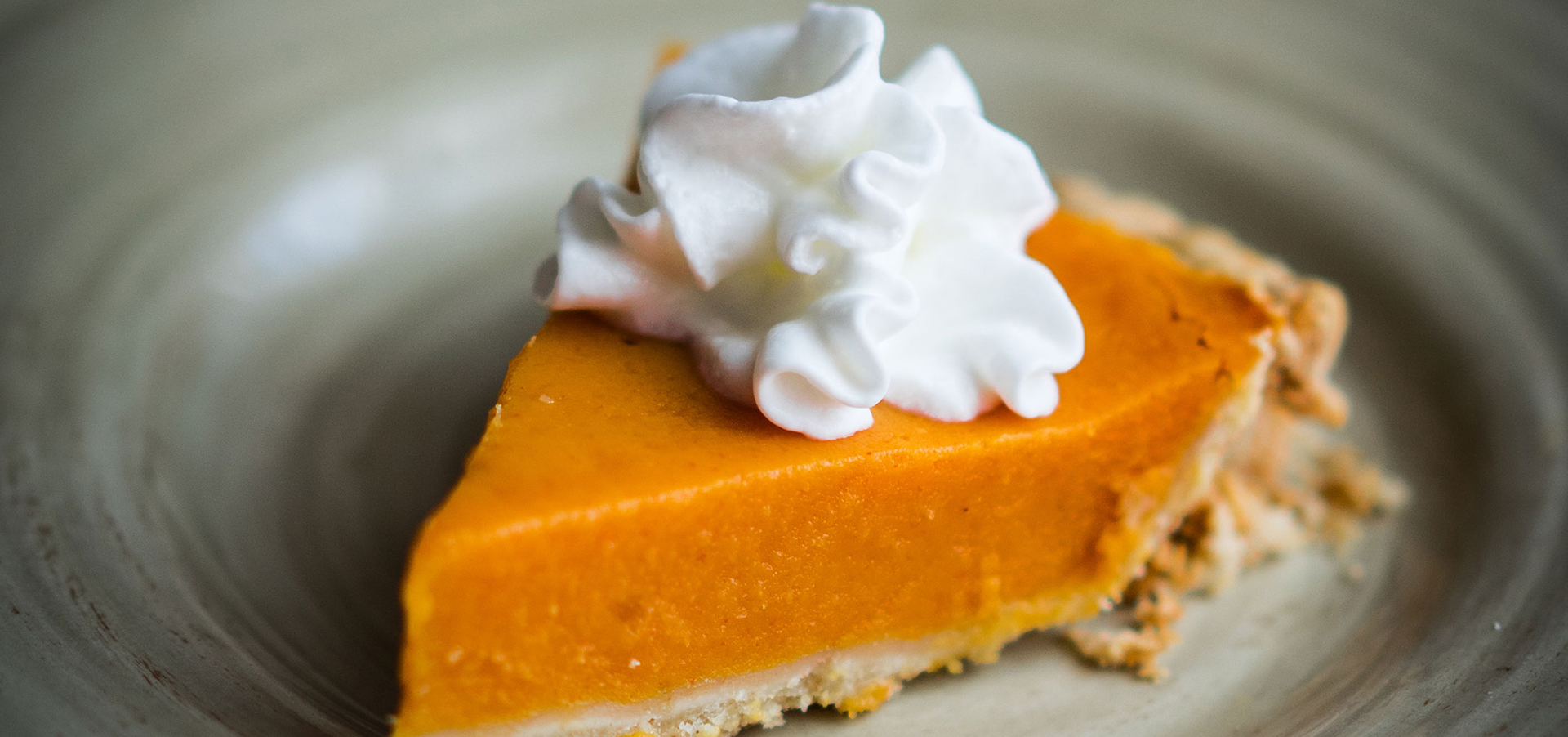 Sweet Potato Pie with Whipped Cream
