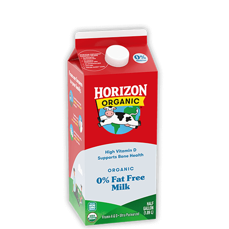 Organic fat-free milk