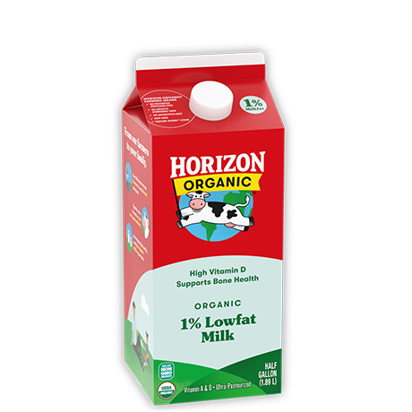 Organic lowfat milk
