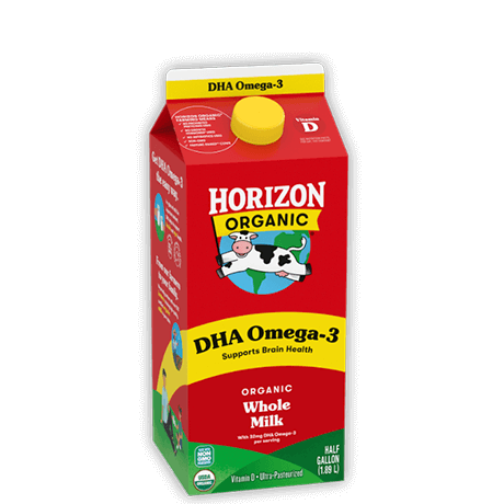 Organic Whole Milk with DHA Omega-3