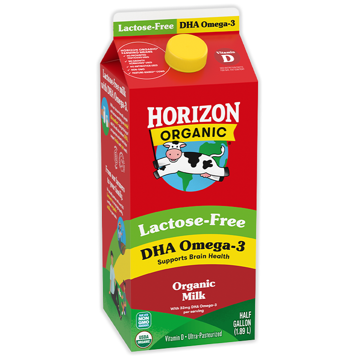 Organic Lactose-Free Whole Milk with DHA Omega-3
